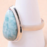 Larimar prsteň striebro Ag 925 LOT189