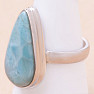 Larimar prsteň striebro Ag 925 LOT249