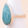 Larimar prsteň striebro Ag 925 LOT283