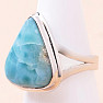 Larimar prsteň striebro Ag 925 LOT286