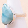 Larimar prsteň striebro Ag 925 LOT287