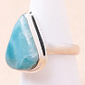 Larimar prsteň striebro Ag 925 LOT292