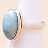 Larimar prsteň striebro Ag 925 LOT297