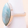 Larimar prsteň striebro Ag 925 LOT302