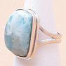 Larimar prsteň striebro Ag 925 LOT305