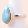 Larimar prsteň striebro Ag 925 LOT315