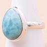 Larimar prsteň striebro Ag 925 LOT333