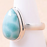 Larimar prsteň striebro Ag 925 LOT334