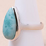 Larimar prsteň striebro Ag 925 LOT336