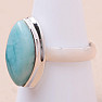 Larimar prsteň striebro Ag 925 LOT342