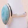 Larimar prsteň striebro Ag 925 LOT352