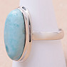 Larimar prsteň striebro Ag 925 LOT353