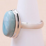 Larimar prsteň striebro Ag 925 LOT356