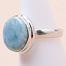 Larimar prsteň striebro Ag 925 LOT361