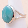 Larimar prsteň striebro Ag 925 LOT363