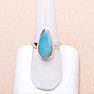 Larimar prsteň striebro Ag 925 LOT63