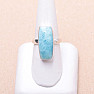 Larimar prsteň striebro Ag 925 LOT73