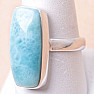 Larimar prsteň striebro Ag 925 LOT73