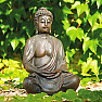 Buddha meditujúci japonská soška v hnedej farbe 38 cm