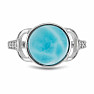 Larimar prsteň striebro Ag 925 VR056017