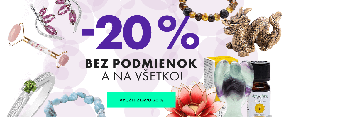 - 20 % ZĽAVA NA VŠETOK TOVAR