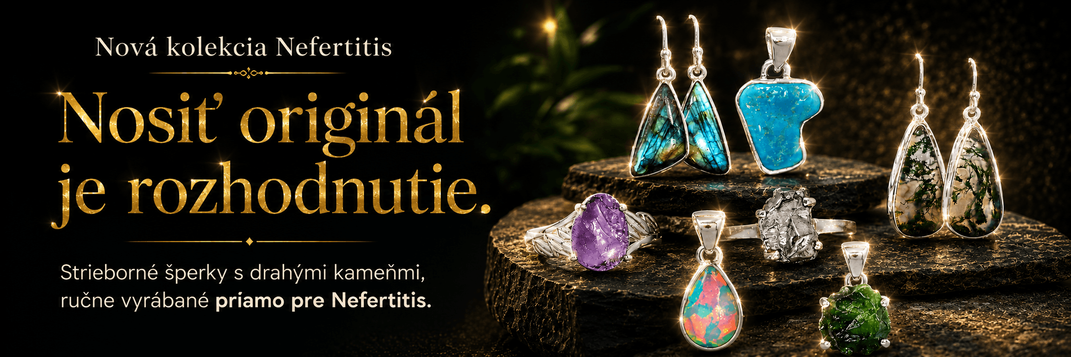 Náušnice, prívesky, prstene a náramky – novinky práve dorazili.